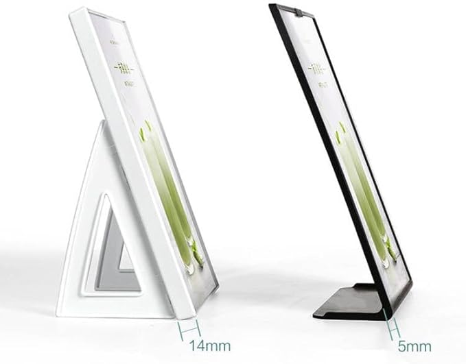 ECKEK ABS Plastic Sign Holder，Menu Displays L Shape Sign Stand - Image 3