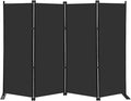 MAYOLIAH 4 Panel Room Divider Screen 6Ft Tall Foldable Privacy Dividers Indoor by MayoliahHome