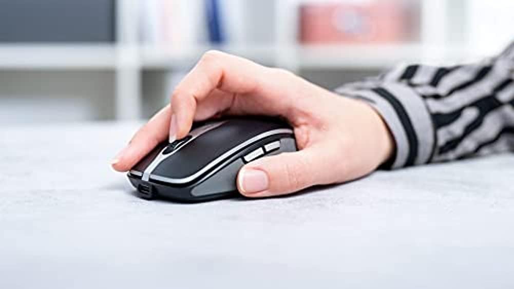 Cherry MW 9100 Wireless Rechargeable Mouse Bluetooth or 2.4 GHz AES-128 encry...