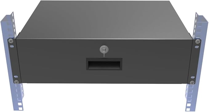 QiaoYoubang 3U Server Cabinet Case 19 Inch Rack Mount Lockable Drawer - Image 2