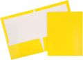 JAM PAPER Laminated Two Pocket Glossy School Folders by JAMPaper
