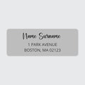 Dotty about Paper Personalized Grey Colorblock by DottyAboutPaper