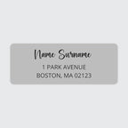 Dotty about Paper Personalized Grey Colorblock by DottyAboutPaper