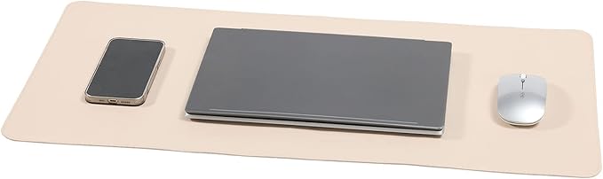 Wolaile Desk Blotter Pad, 27x13 inch PU Leather Computer Mouse Mat, Non-Slip by Wolaile
