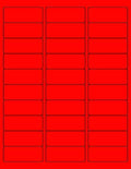 8-1/2 x 11" Neon Color High Light Fluorescent Labels by NextDayLabels