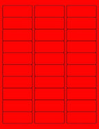 8-1/2 x 11" Neon Color High Light Fluorescent Labels by NextDayLabels
