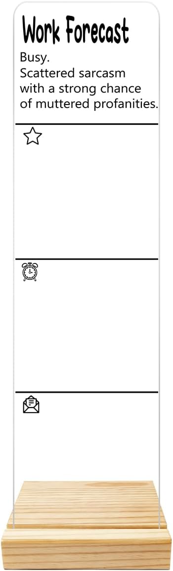 Monitor Memo Board Computer Monitor Memo Board Sarcasm Decor Acrylic by WETDNGQI