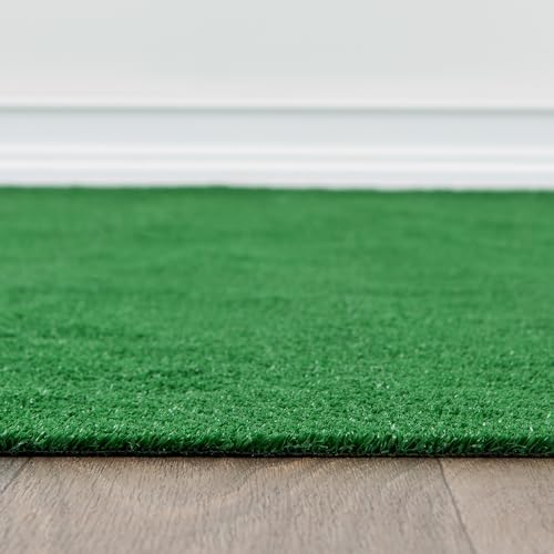 rugshop turf patio deck outdoor indoor runner rug, close-up detail