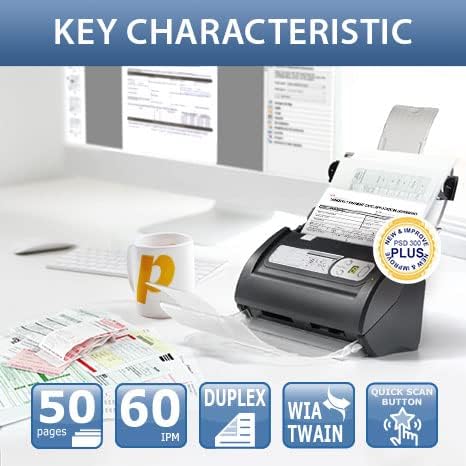 Plustek PSD300 Plus Document Scanner - Image 2