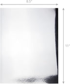 Hygloss Metallic Cardstock Sheets – 50 Shiny Gold & Silver Sheets, 8.5” x 11” - Image 2