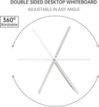 Small Magnetic Desktop White Board – 12 x 12 inches Mini Portable Dry Erase - Image 6