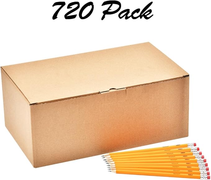 Madisi Wood-Cased #2 HB Pencils, Pre-sharpened, Bulk Pack, 720 pencils - Image 2