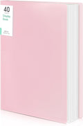 Phyxin Portfolio Binder, 40-Pocket Portfolio Folder 8.5" x 11", Displaying 80 by Phyxin