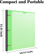 INFUN 1 Inch Telescoping 3 Ring Binder - Image 5