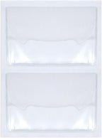 Juvale 100-Pack Clear Business Card Pockets - Image 8