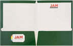 JAM PAPER Laminated Two Pocket Glossy School Folders - Image 2