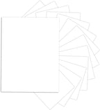 24 Sheets White Cardstock 8.5 x 11 Thick Paper, Goefun 80lb Card Stock Printer by Goefun