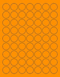 8-1/2 x 11" Neon Color High Light Fluorescent Labels by NextDayLabels