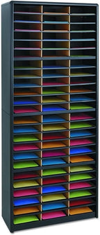 Scranton & Co 72 Compartments Commercial Grade Steel Shell Flat Files Organizer - Image 4