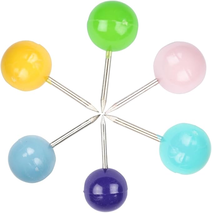 JAM PAPER Colorful Push Pins - Image 4