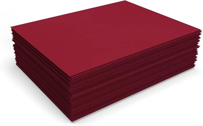LUXPaper 8.5" x 11" Paper | Letter Size | Garnet Red | 80lb. Text | 1, 000 Qty - Image 4