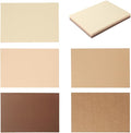 50 Sheets 4x6 Colored Cardstock Paper 5 Colors Blank Flash Cards, 250 GSM Heavy by Topeen