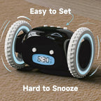 clocky runaway digital loud rolling alarm clock for, view 11