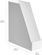 Amazon Basics Rectangular Plastic Desk Organizer, Magazine Rack - Image 7