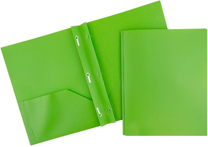 JAM PAPER Plastic Color Pop Folders by JAMPaper