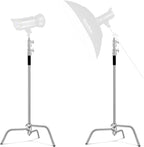 Soonpho 2 Packs Heavy Duty C-Stand Kit, Stainless Steel Photography Light Stand - Image 3