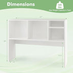 Tangkula Desktop Bookshelf, Countertop Storage Hutch - Image 3