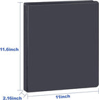 ViVin Sturdy 1.5 Inch D Ring Binders, 1.5'' 3 Ring View Binder - Image 4