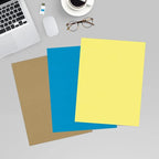 LUXPaper 8.5" x 11" Paper | Letter Size | Pastel Canary Yellow | 60lb. Text | - Image 7