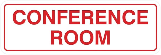 Standard Conference Room Sign by All+Quality