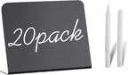 20 Pack Mini Chalkboard Signs by Doloburn