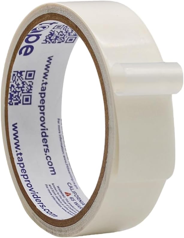 WOD SPT7A UHMW Polyethylene Transparent Film Slick Tape, 1 inch x 10 ft. by WODTape