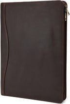 Geslun Genuine Leather Portfolio, Legal Size 8.5 x 14 Pad Holder, Business - Image 4