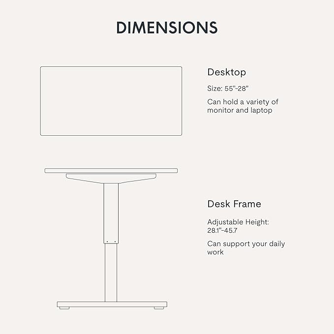 FLEXISPOT EN1 One-Piece Standing Desk - Image 7