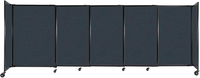 Versare Straightwall Sliding Portable Wall Partition | Freestanding Office by VERSARE