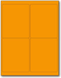 NextDayLabels - 8-1/2 x 11" Neon Color High Light Fluorescent Labels