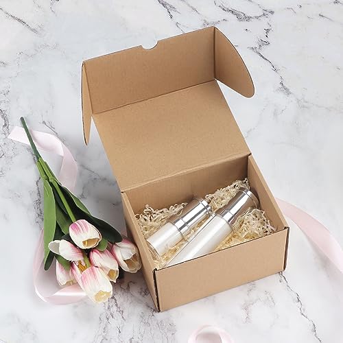 horlimer 7x5x4 inches shipping boxes set of 50 showing dimensions