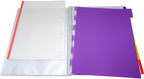 grafoplas 39834100 – 40 Pockets, A4, Folder Dividers, Transparent