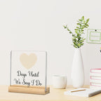 Engagement Gifts for Couples, Funny Wedding Countdown Acrylic Sign, Funny - Image 5