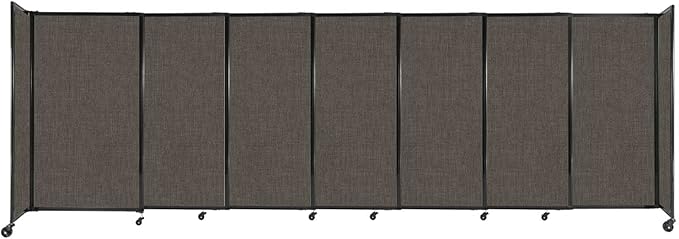 Versare Straightwall Sliding Portable Wall Partition | Freestanding Office by VERSARE