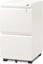 DEVAISE 2 Drawer Mobile File Cabinet by DEVAISE