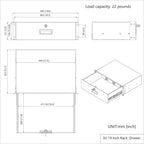 QiaoYoubang 3U Server Cabinet Case 19 Inch Rack Mount Lockable Drawer - Image 3