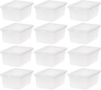 IRIS USA 12-Pack Storage Bins