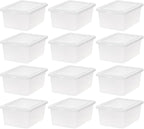 IRIS USA 12-Pack Storage Bins by IRISUSA