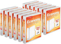 Cardinal Economy 3-Ring Binders, Round Rings, Holds 225 Sheets, Carton of 12 by TOPSProducts