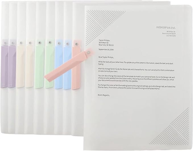 INDKOPVA Plastic Report Covers by INDKOPVA